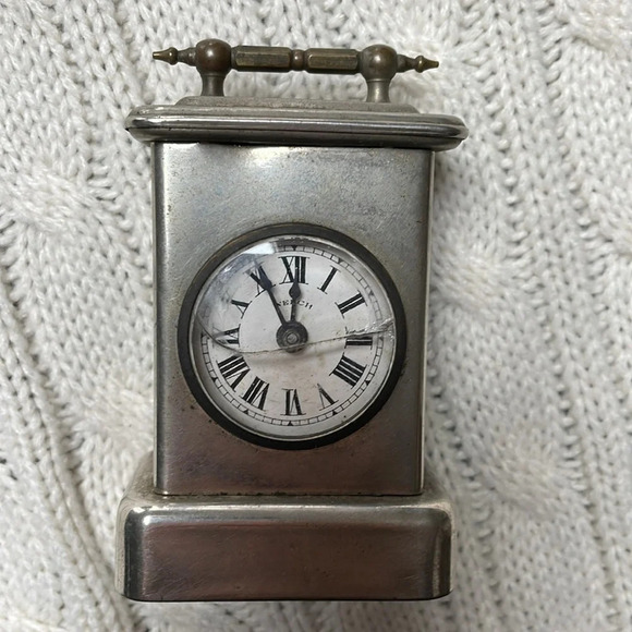 Rare Antique 1800's E.N. Welch Miniature Carriage Clock Mantel non working - Picture 1 of 10